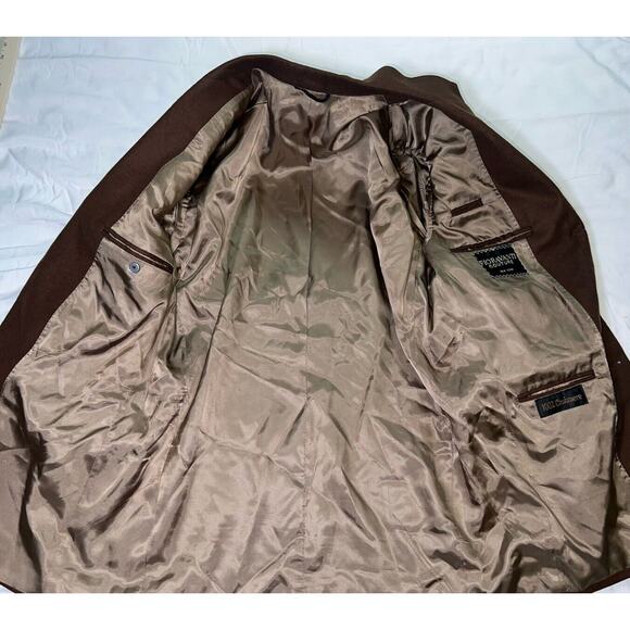 Fioravanti Couture Blazer Men’s Size 38S Brown 100% Cashmere 3 Button Office - Picture 15 of 16